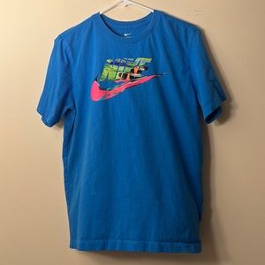 blue nike tshirt